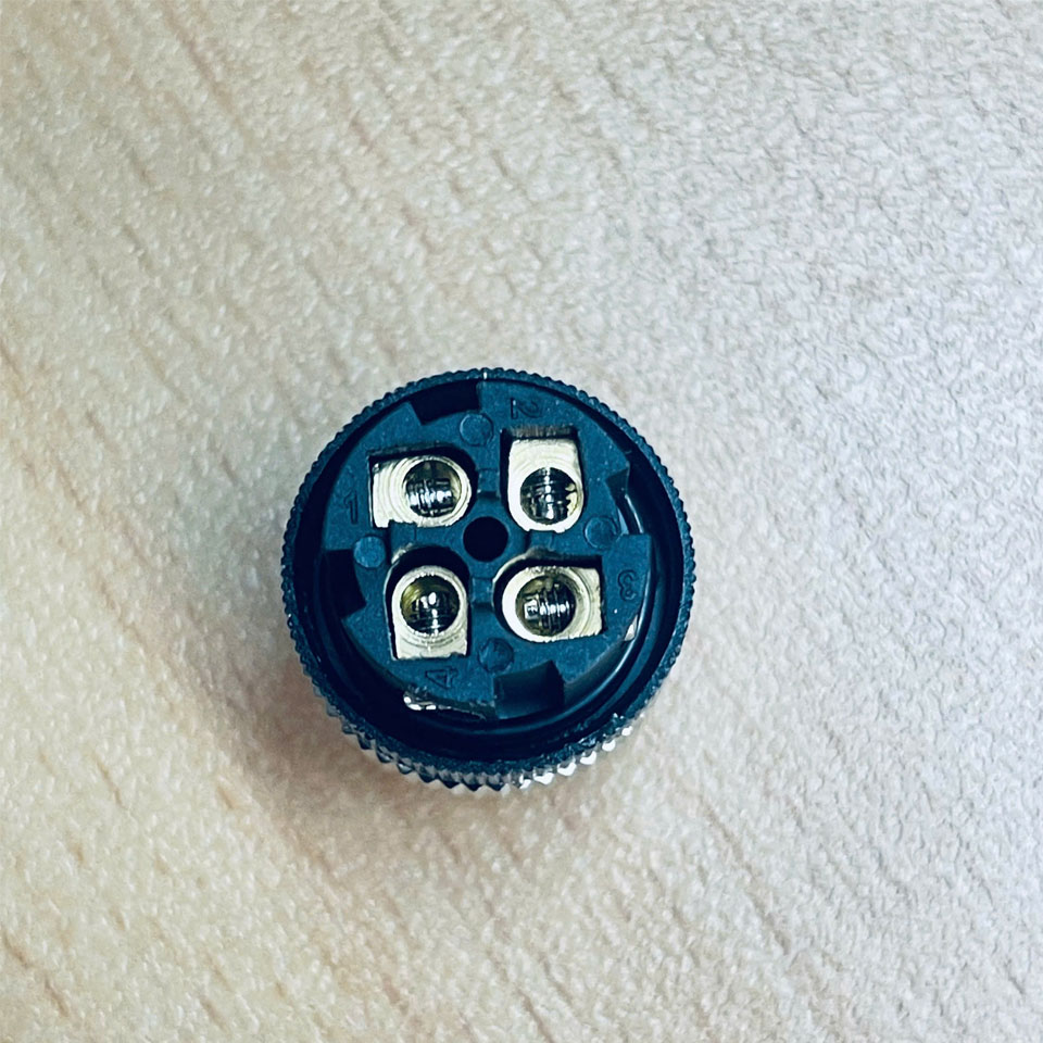 Đầu Nối M12 4 Pin A-Code Male Cicular Connector For Industrial Sensor Cable M12