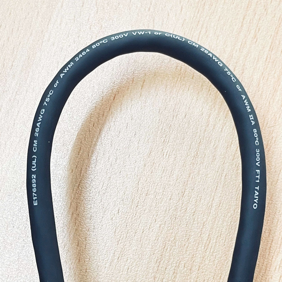 Cáp Hirose 20 Pin Male HRS HR22-12WTPA-20SC(73) to IDC Hirose 1-1827863-3 20 Pin Cable E176892 26AWG  TAIYO Flex Dài 2.5M For Denso Robotics And Servo Driver
