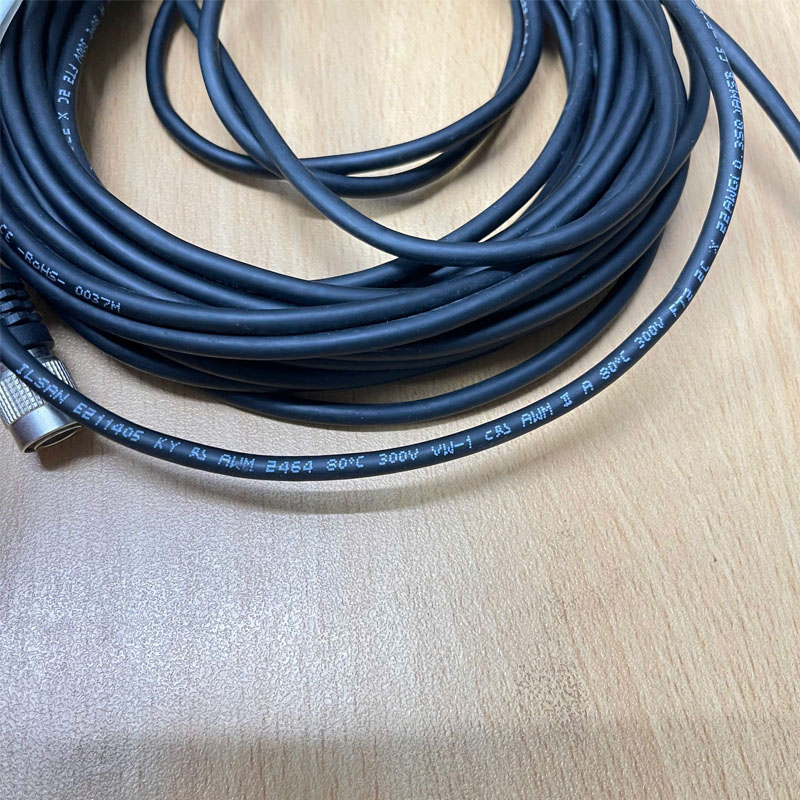 Cáp Power Cable Hirose 12 Pin Female HR10A-10P-12S(73) to Molex 3 Pin Dài 10M For Industrial Camera Sony CCD