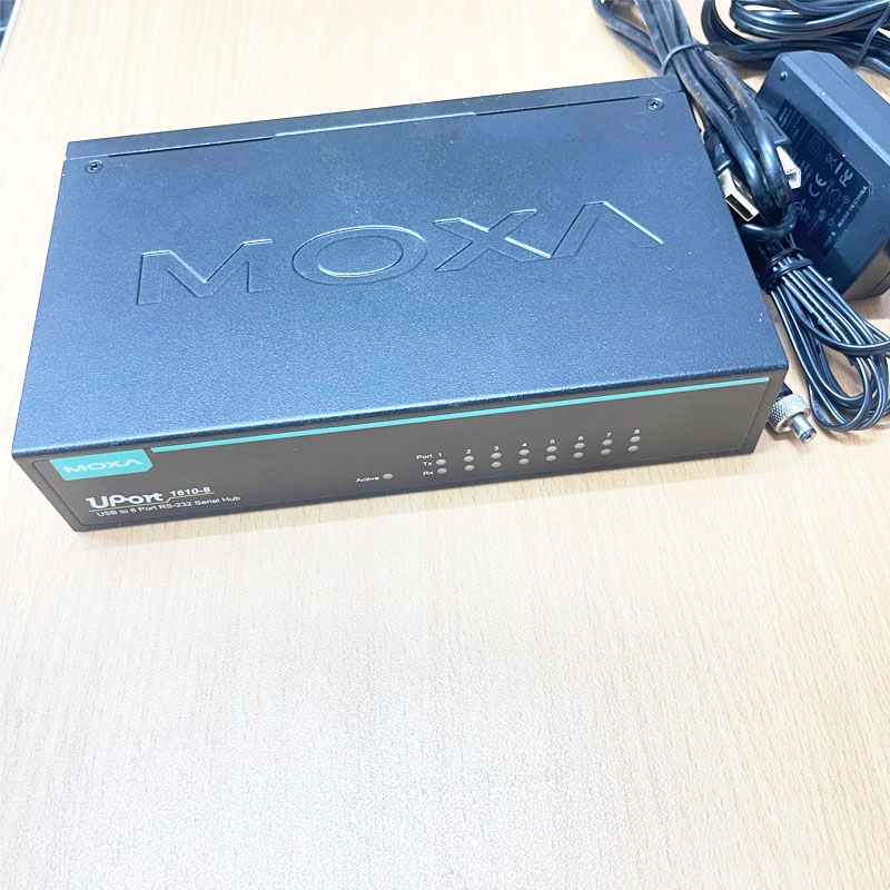 Bộ Chuyển Đổi MOXA UPort 1610-8 USB to 8 Port RS-232 Serial Hub Dùng Cho Thiết Bị Điều Khiển Công Nghiệp, Thiết Bị Y Tế, Hệ Thống Giám Sát