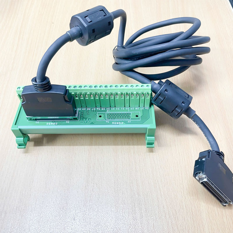 Cầu Đấu Original SCSI MDR 50 Pin Female Terminal Board Interface Module + 2M Cable MR-J3CN1-2M For Mitsubishi Servo Driver interface CN1