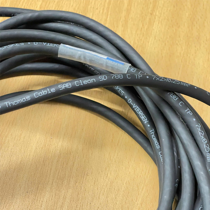 Cáp DB15 Pin D-Sub Female Metal to SM-10P 10 Pin DSK DEIE-LD277A-M10 BRoCKSKES D-VIERSEN Thomas Cable SAB Clean SD 788 C TP 7X2X0,25mm² dài 10M