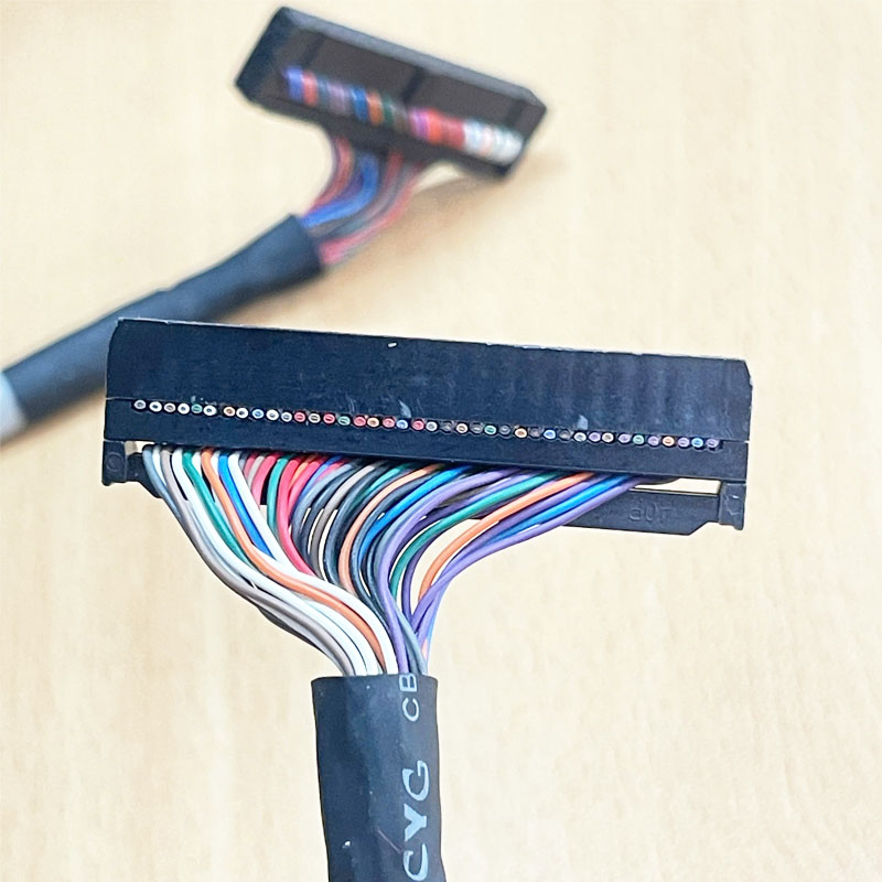 Cáp MF40-1-PX01 Module Adapter Cable IDC 40 Pin Pitch 2.54 Female to Female Dài 1M For PLC LS XGB Terminal PCB Breakout Board