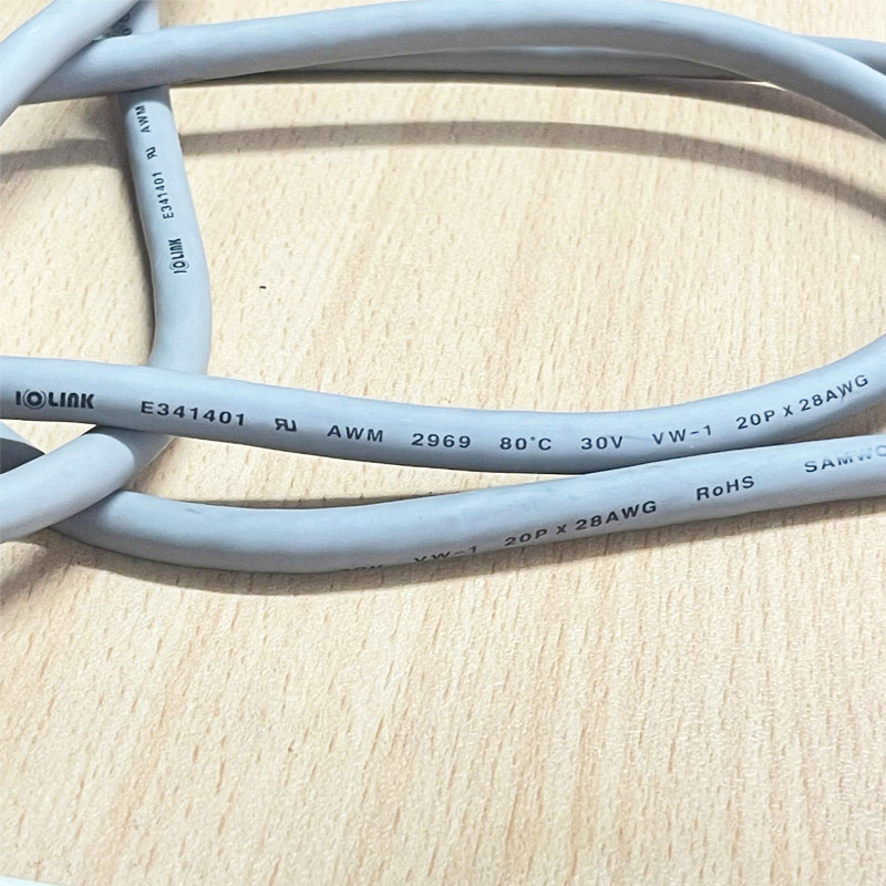 Cáp Samwon C40HF-20PB-1 IOLINK I/O Module Signal Cable Connector A6CON4 40 Pin to IDC 40 Pin Dài 2M For PLC Mitsubishi Q Series