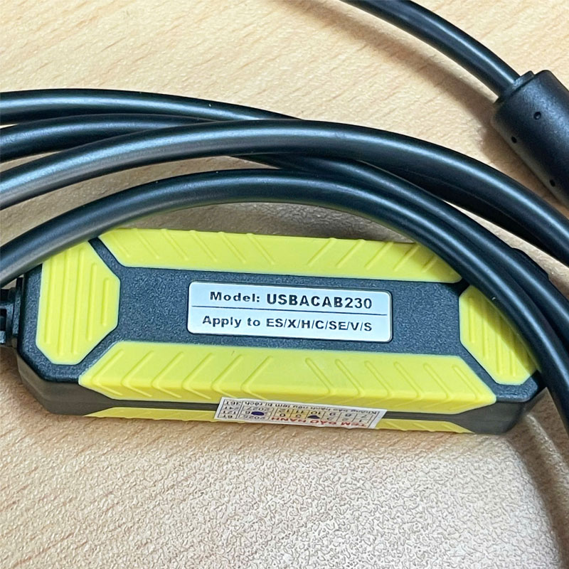 Cáp Lập Trình PLC Delta USBACAB230 AMSAMOTION USB to Mini Din 8 Pin Dài 3M