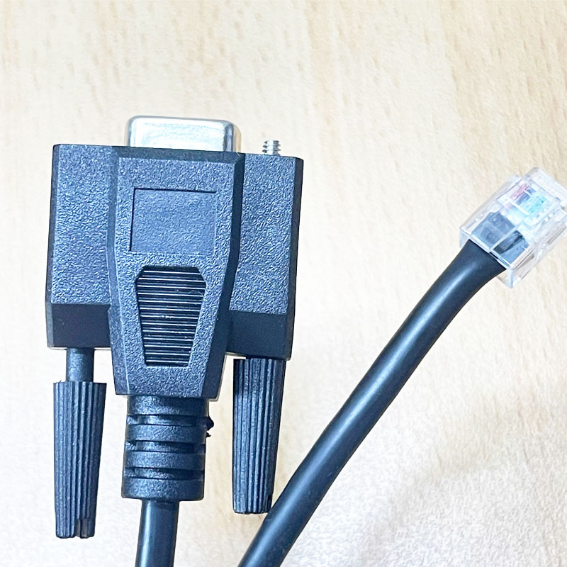 Cáp Lập Trình Console Cable RJ12 6 Pin 6P6C to Serial RS232 DB9 Female ...