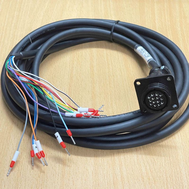 Cáp SMEMA 14 Pin Female to 14 Core Bare Wire Open Cable Connector ...