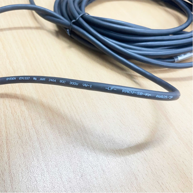 Cáp Power I/O PRC03 2 Pin Male to Female INCIDENT LIGHT 1CH Cable DYDEN E91337 AWG25/2P Dài 10M Series For LED Lighting Used with Industrial Cameras or Image Sensors.