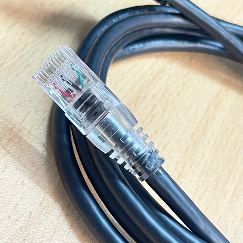 Cáp Máy Quét Mã Vạch USB Type A to RJ50 10P10C 10 Pin Male Black Length 1.8M For Máy Quét Mã Vạch Để Bàn Datamax D8890