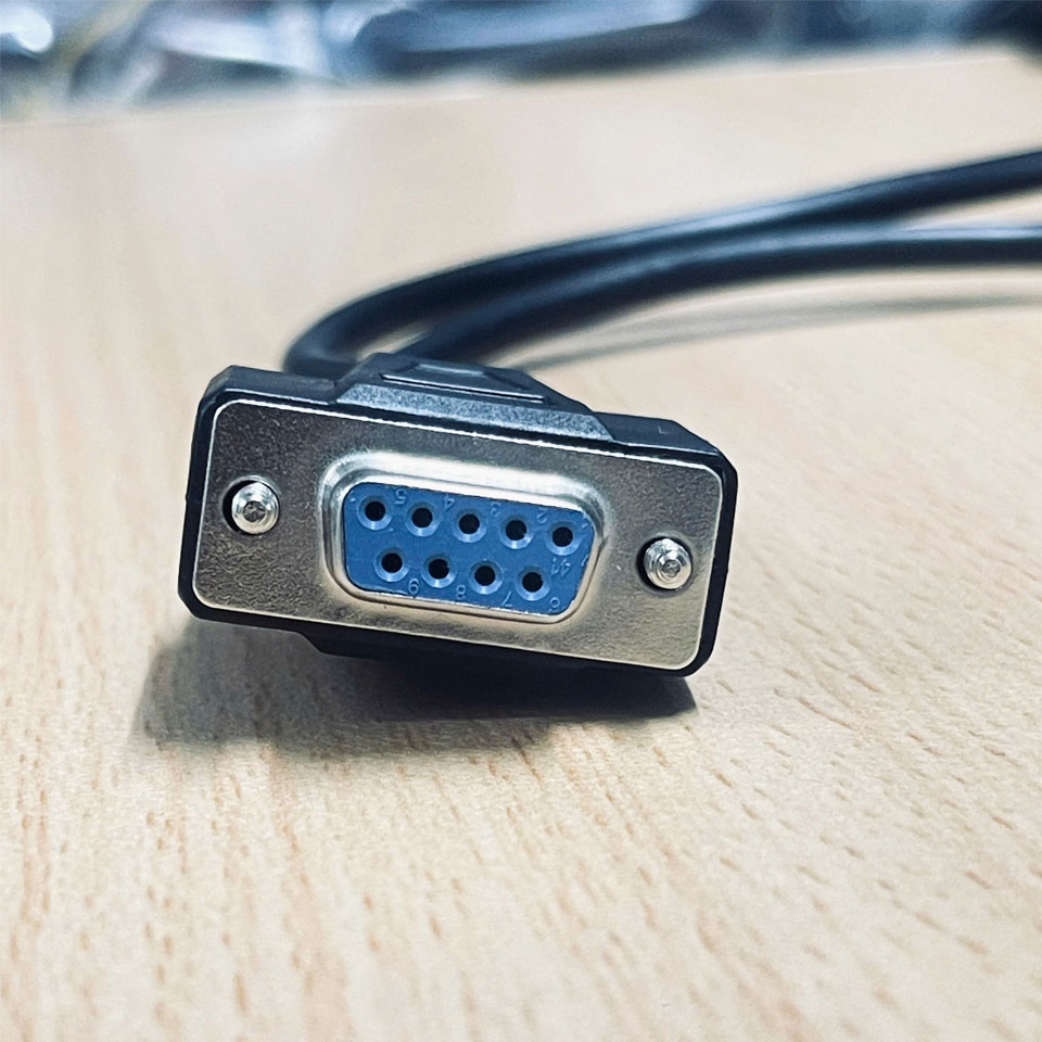 Cáp Chia Chữ Y Nối Tiếp RS232 Y Splitter Cable DB9 Female to 2 DB9 Male Dài 0.2M For Computers Mediacal Equipment PLC