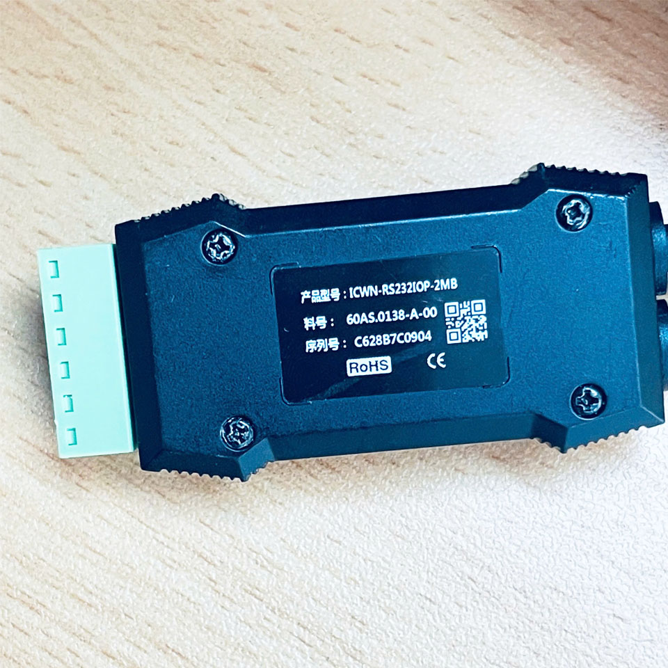Cáp ICWN-RS232IOP-2MP Connection Cable With I/O RS-232 And A-Code 12 Pin Male Dài 1.2M For Industrial Barcode Scanner Shijie, Super Lead.
