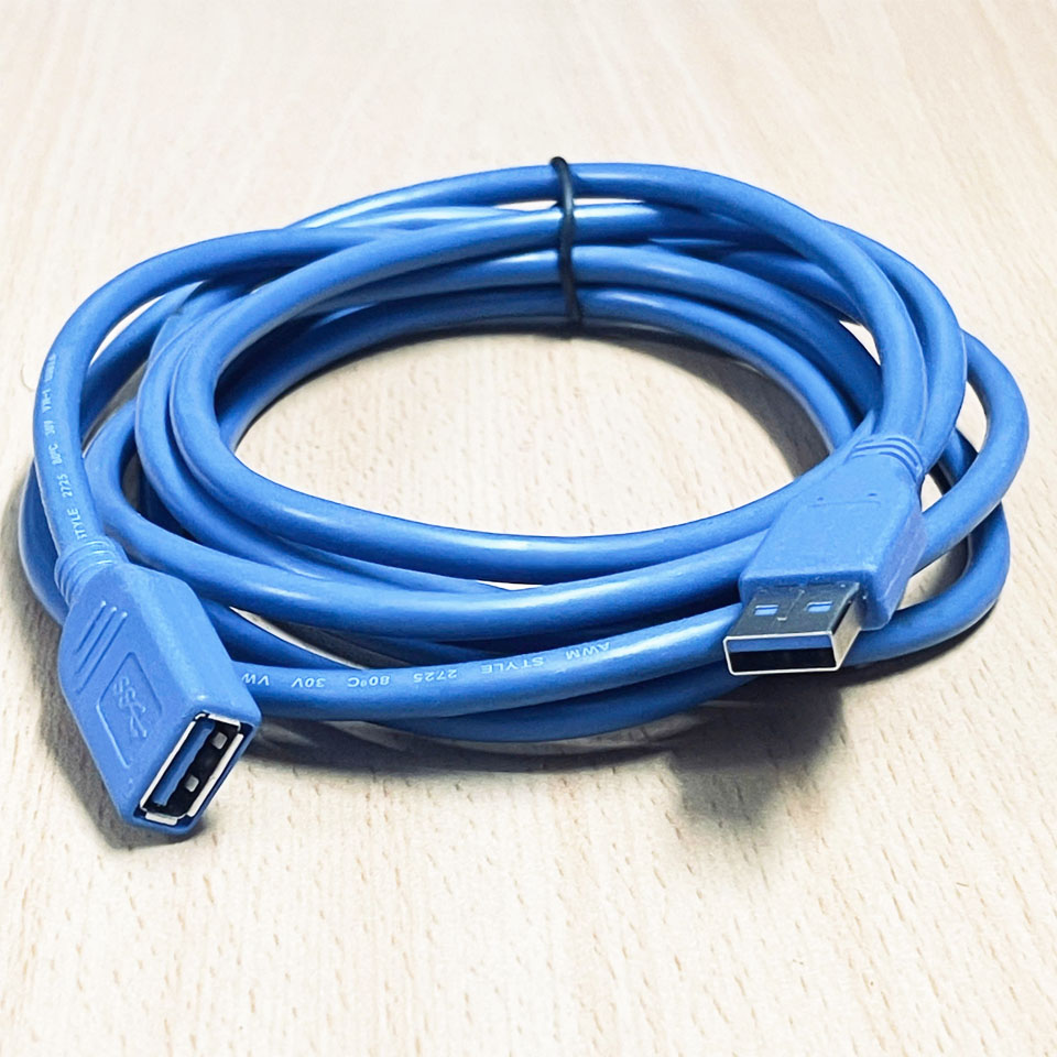 Cáp Nối Dài USB 3.0 Cable SuperSpeed Male A to Female A USB3.0 M/F Extension Blue US Dài 3M 10ft