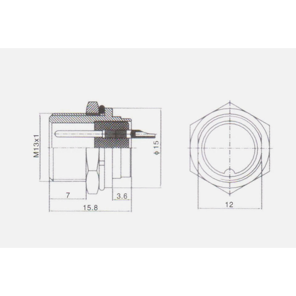 Jack GX12 2 Pin Female 12mm Aviation Plug Metal Panel Circular Connector For Industrial Control Systems GX12 2 Poles