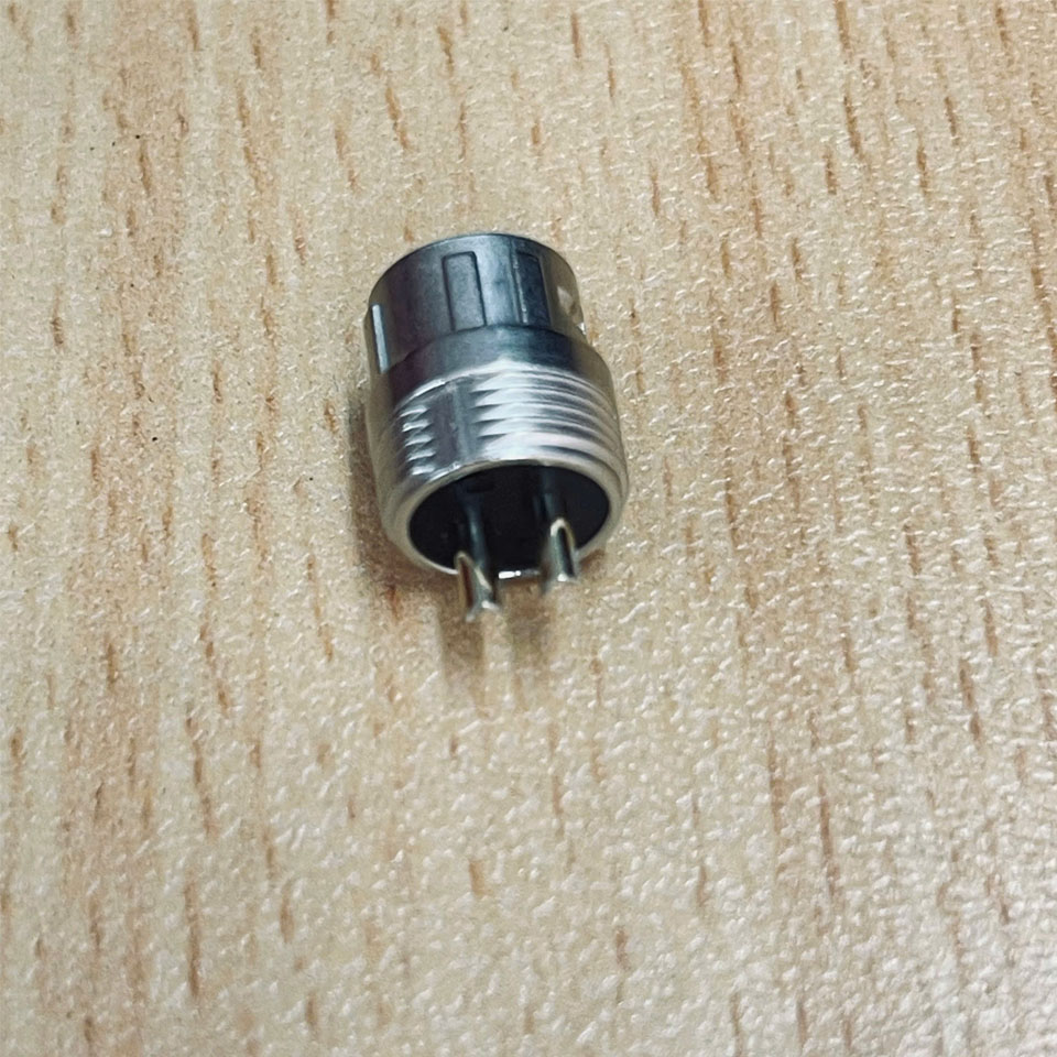 Rắc Hàn Hirose Jack Connector HR10A-7P-2P(73) 2 Pin Male Push-Pull Mini Cable 2A 140VDC IP67 For Camera