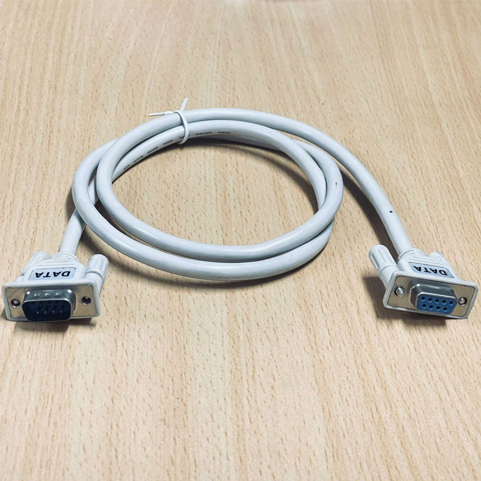 Cáp Truyền Dữ Liệu RS232 DB9 Male to Female TESCOM 4003-0004 Length 1M For Thiết Bị Kiểm Tra Tần Số Vô Tuyến TESCOM Chamber with Ethernet TC-5062C TC-5910C-A5910C-06