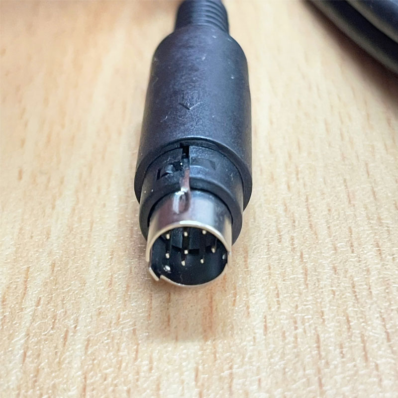 Cáp Lập Trình Mitsubishi FX3U & Kinco HMI Dài 3M Cable RS232 8 Pin Mini DIN Male to DB9 Female
