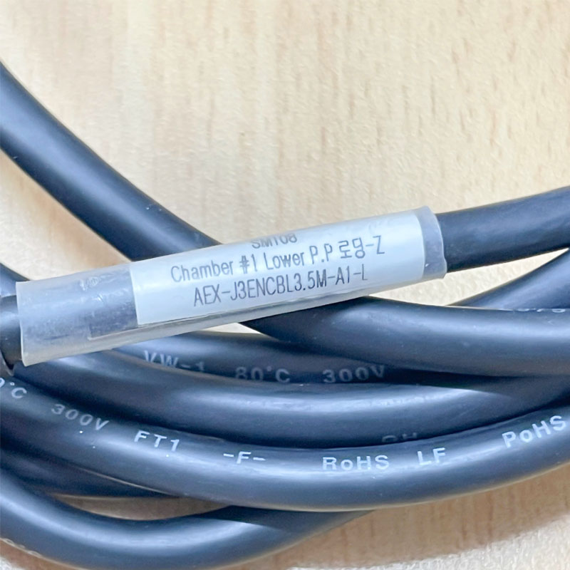 Cáp Original AEX-J3ENCBL3.5M-A1-L Dài 3.5M For Mitsubishi Servo Encode Cable E97577 24AWGX3P VW-1 AWM II A/B FT1 80°C 300V in Korea
