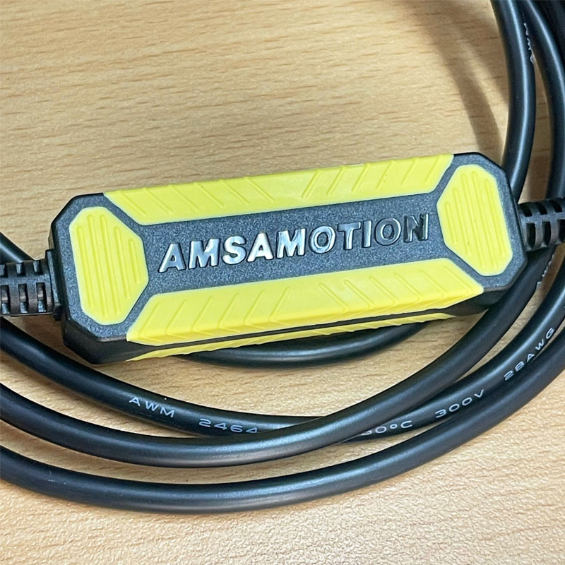 Cáp Lập Trình PLC Delta USBACAB230 AMSAMOTION USB to Mini Din 8 Pin Dài 3M