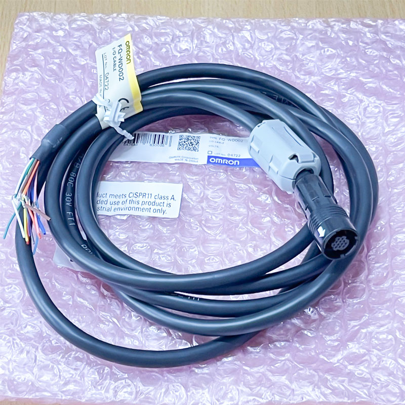 Cáp I/O FQ-WD002 04722 Dài 2M Omron FQ-WD002 Camera Connection Cable