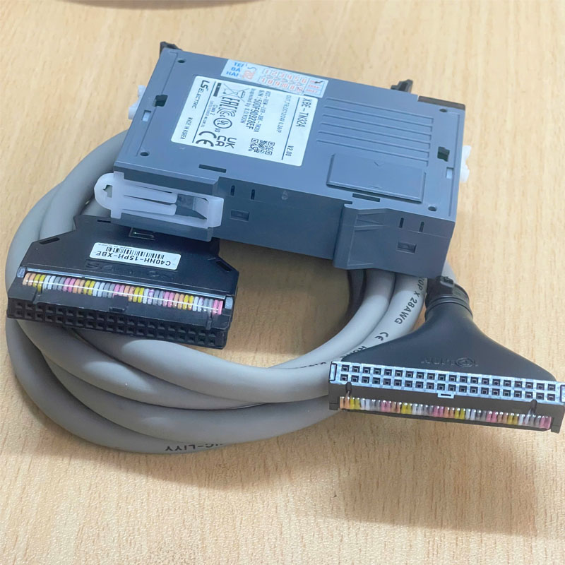 Bộ Mô-Đun I/O LS XBE-TN32A + Cáp C40HH-15PH-XBE Dài 1M OLINK I/O Module Signal Cable Connector IDC 40 Pin to IDC 40 Pin