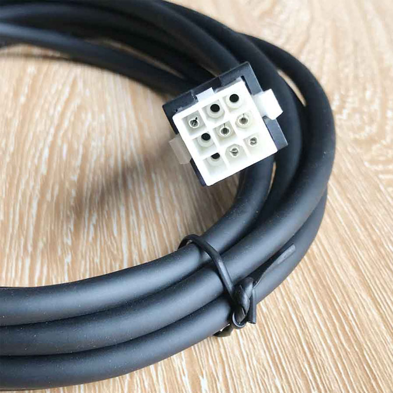Cáp Encoder MFECA0300EAD-H Panasonic Minas A6 Length 20M Cable 139 Connector Molex 55100-0670 SM 6 Pin 1394 to 9 Pin Male 4.2mm Pitch 3 Row 170365-1 Connector For Panasonic A4/A5 Servo Motor Encoder Cable