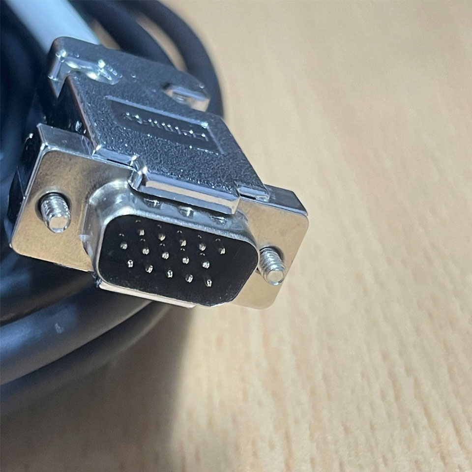 Cáp Điều Khiển Chuyển Động  DB15 HD VGA 15 Pin Male to DB9 Female Metal Shell Cable KA  YANG E102671 24AWG x 6C For Industrial Motor Control Cable