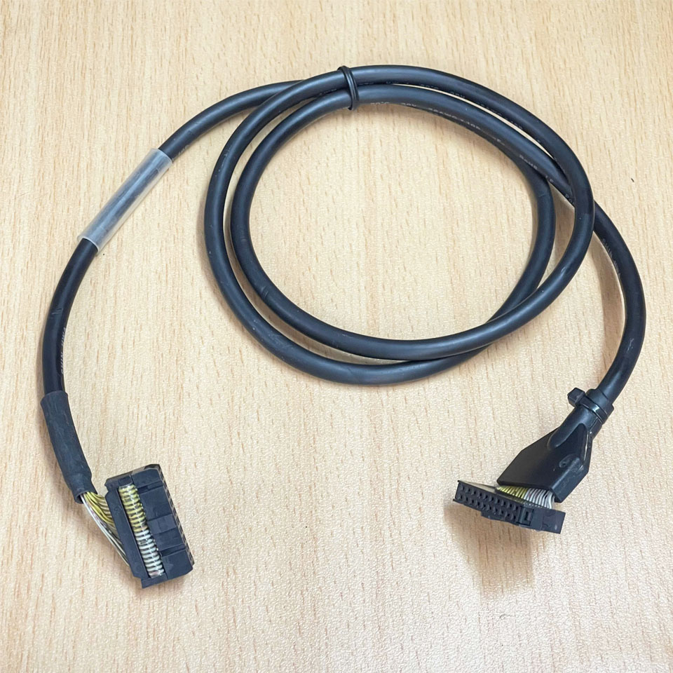 Cáp C20HH-10SL-3A Dài 1M Cable AT-F2S-28-10 20 Pin IDC Connector Round Female to Female 20 Pin FC 2*10 Pitch 2.54mm For I/O Module Signal PLC LS Or Terminal Block