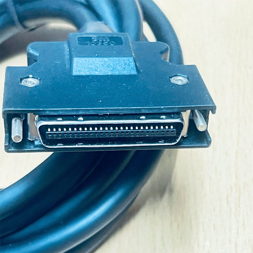 Cáp SCSI HPCN MDR 50 Male to 50 Core Screw Lock Dài 3M I/O Connector Cable Shielded 3M 10350 28AWG X 25P For Mitsubishi Servo Driver MR-J3CN1 Interface CN1