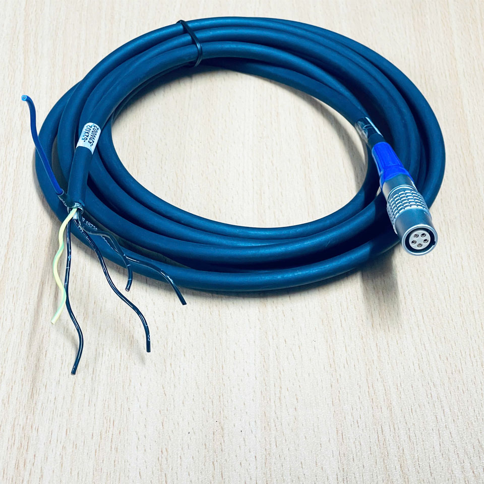 Cáp LEMO 5-Pin Female to 5 Core Flying Sheild Dài 3M For Thiết Bị Y Tế Patient Monitor Máy ECG EEG EMG