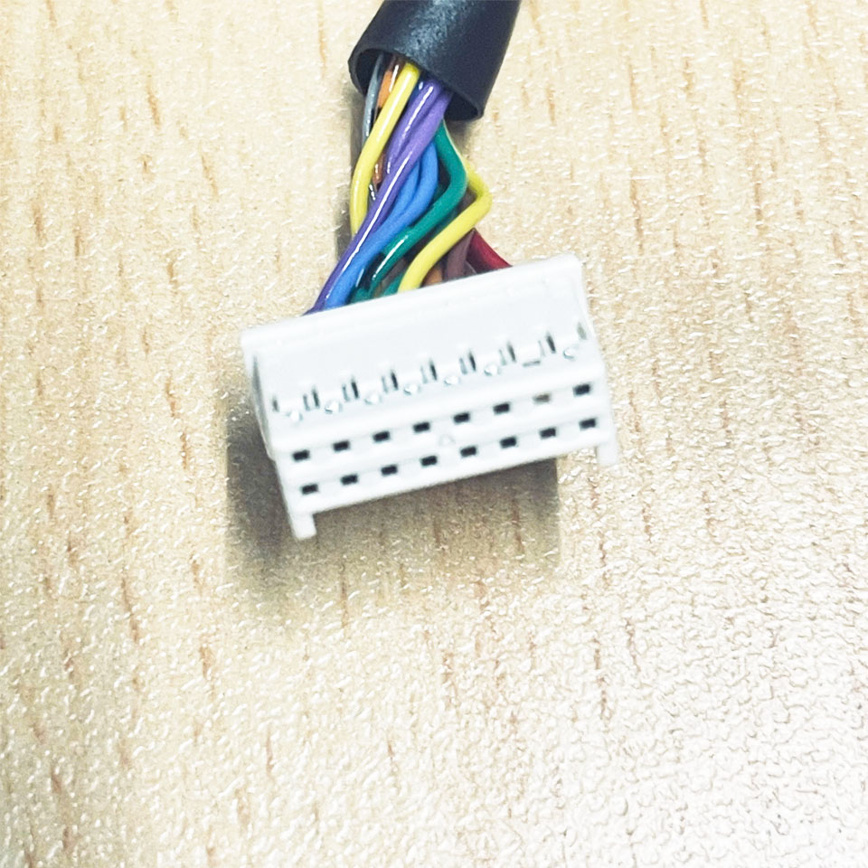 Cáp CSVM-S-001F Dài 1M Connection Cable Molex 16 Pin Female to RGB 3Pin + 12 Core Open Wire For Robot IAI Driver Servo Motion Controller Máy SMT Dây Chuyền Điện Tử