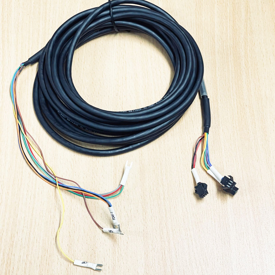 Cáp Điều Khiển Chuyển Động ILSAN E211405 10CX24AWG Cable JST Connector 3x3 Pin Female to 10 Core Open Wire Dài 5M