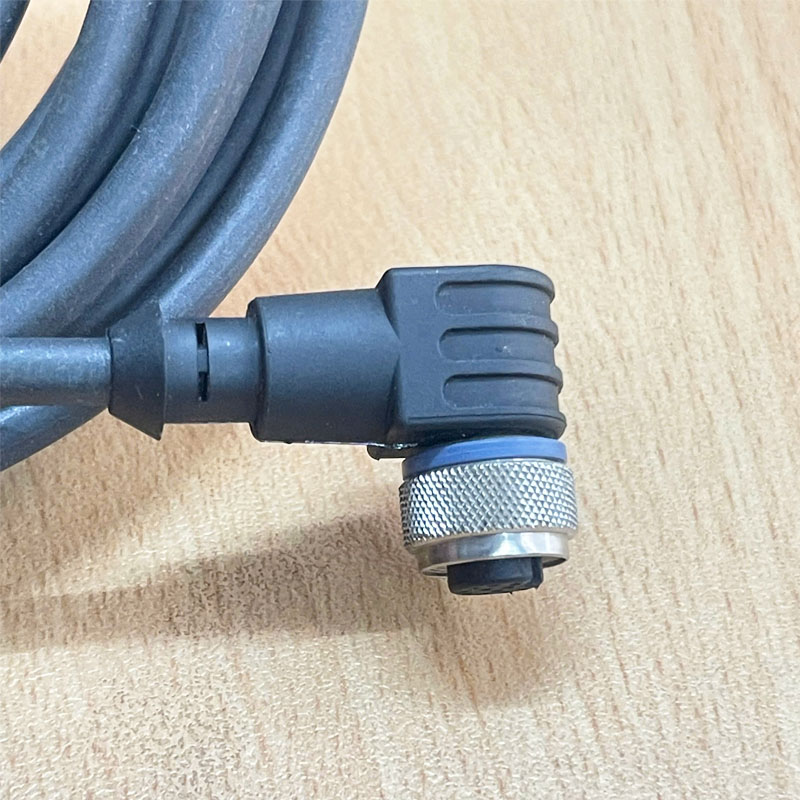 Cáp Power I/O Cablec M12 A-Code 12 Pin Female Right Angle to 12 Core Open End Dài 5M For Cognex Industrial Camera And Sensor Actuator Connector