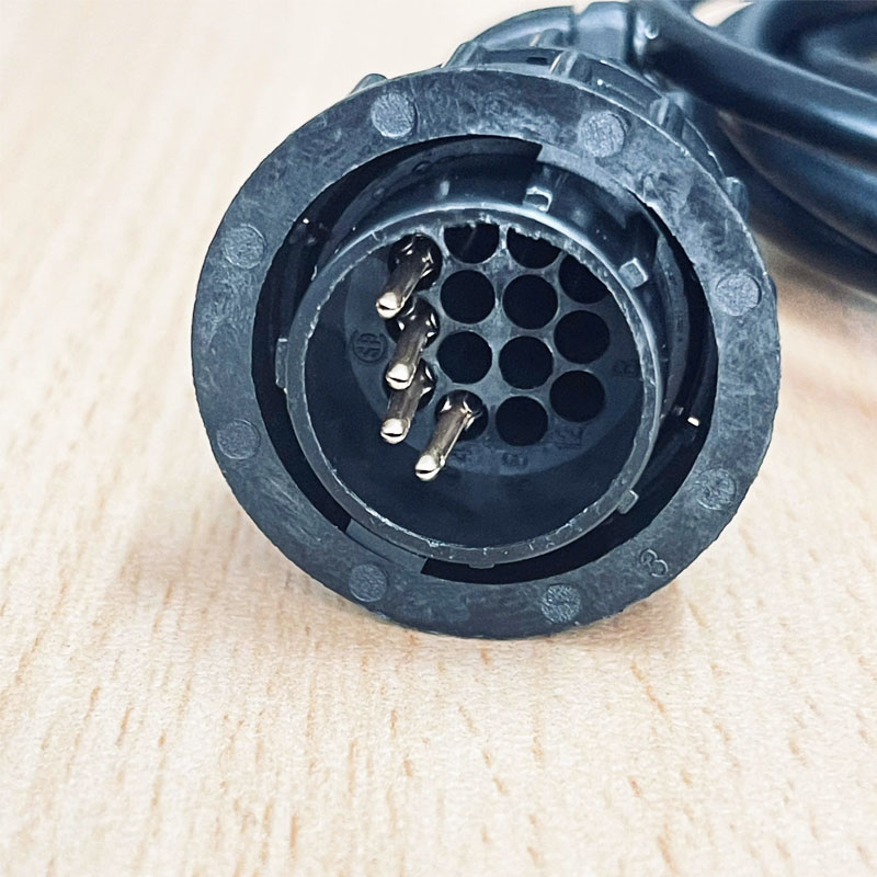 Dây Cáp Tín Hiệu SMEMA Male to Male S-Code 4 Pin Dài 2M Signal Cable For Connecting The Samsung Hanwha Patching Machine Docking Station.