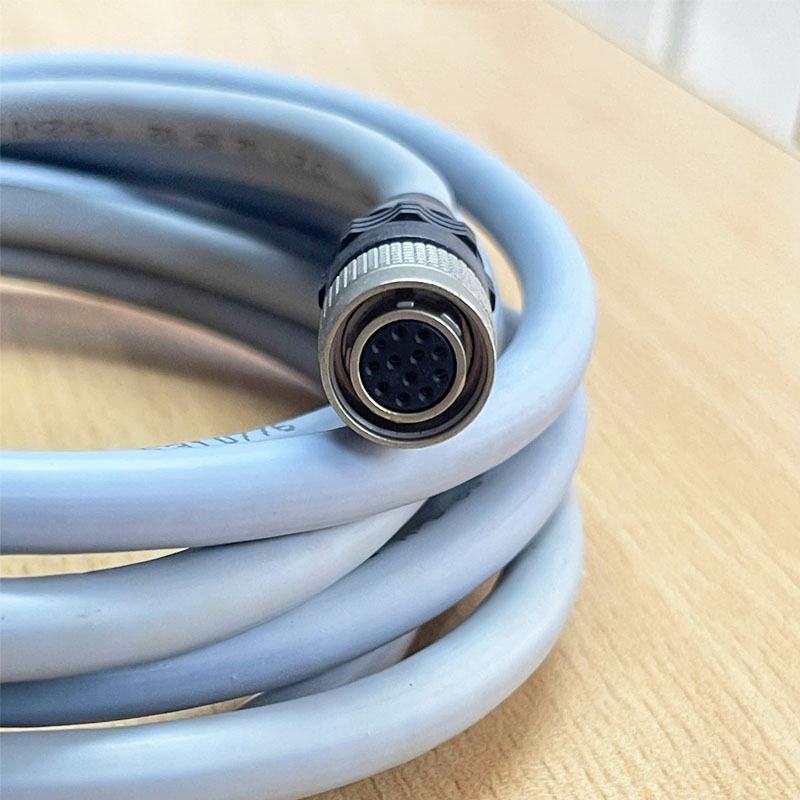 Cáp Hirose HRS 12 Pin Female HR10A-10P-12S(73) to Hirose 12 Pin Male HR10A-10J-12P(73) Length 3M For Industrial Basler GIGE AVT Camera Sony Hitachi Panasonic CCD