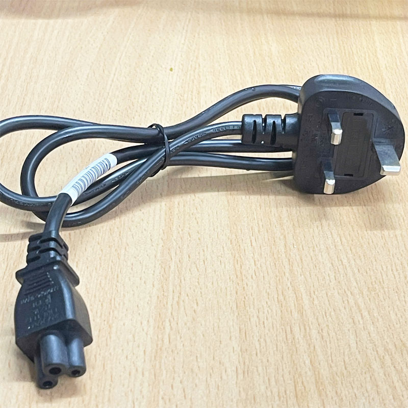Dây Nguồn UK BS1363/A LINETEK LP-61L LS-15 to IEC 320 C5 5A/2.5A 250V Tiết Diện Dây 3Gx0.75mm² Dài 1M