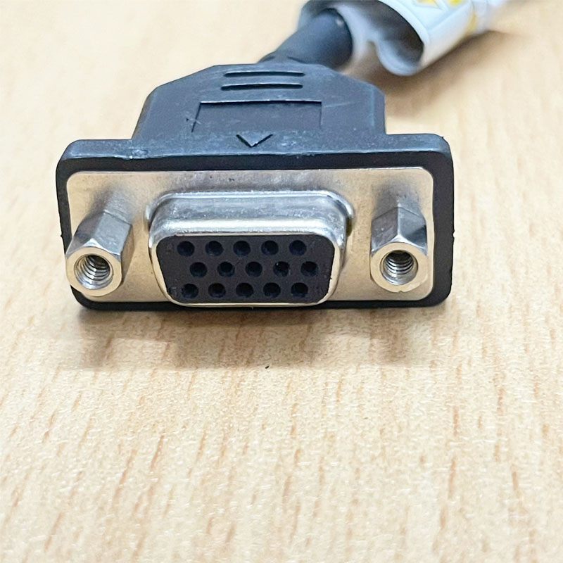 Cáp Chuyển Đổi Circular Gender T1357 MC-AF1--DBF15 Hirose 10 Pin HR10A-10P-10P Male to DB15 VGA Female Length 15Cm For CCD AVT Industrial Camera