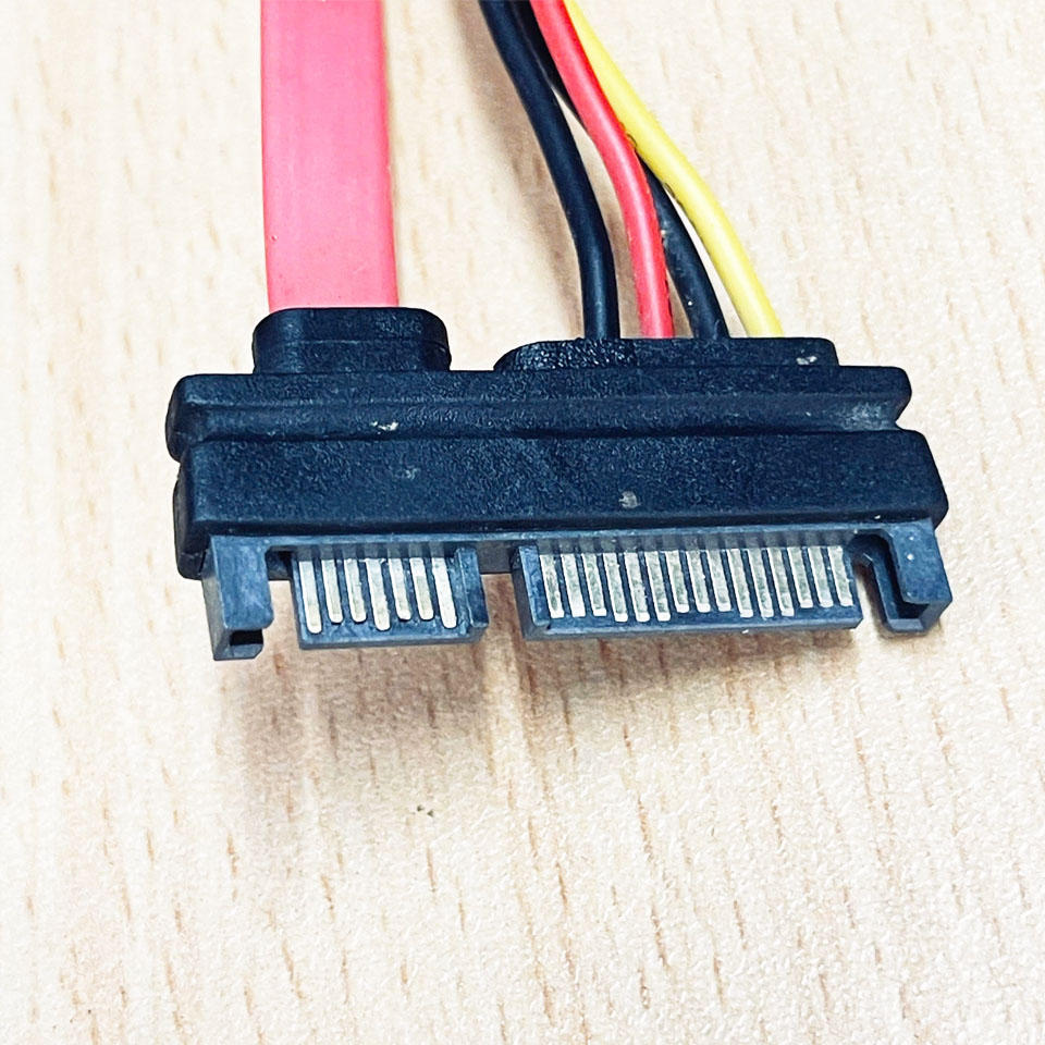 Cáp Nối Dài Ổ Cứng Sata 22 Pin 15+7  Serial ATA SATA Data Power Extension Length 30Cm