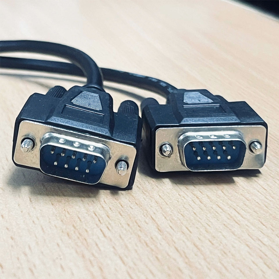 Cáp Chia Chữ Y Nối Tiếp RS232 Y Splitter Cable DB9 Female to 2 DB9 Male Dài 0.2M For Computers Mediacal Equipment PLC
