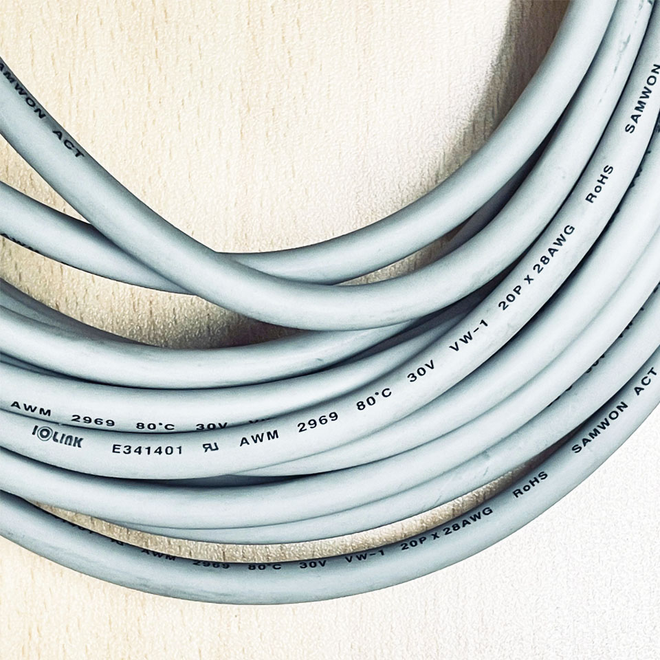 Cáp I/0 IOLINK C40HF-100PB-1 Dài 10M SAMWON ACT Module Signal Cable Connector IDC 40 Pin Female to Female For PLC Mitsubishi Q Series