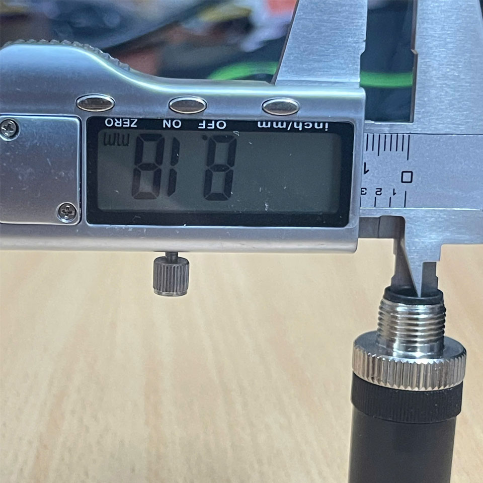 Đầu Nối M12 A-Code 5-Pin Male 5 Position Circular Connector Plug Male Pins Screw For Sensor Cable