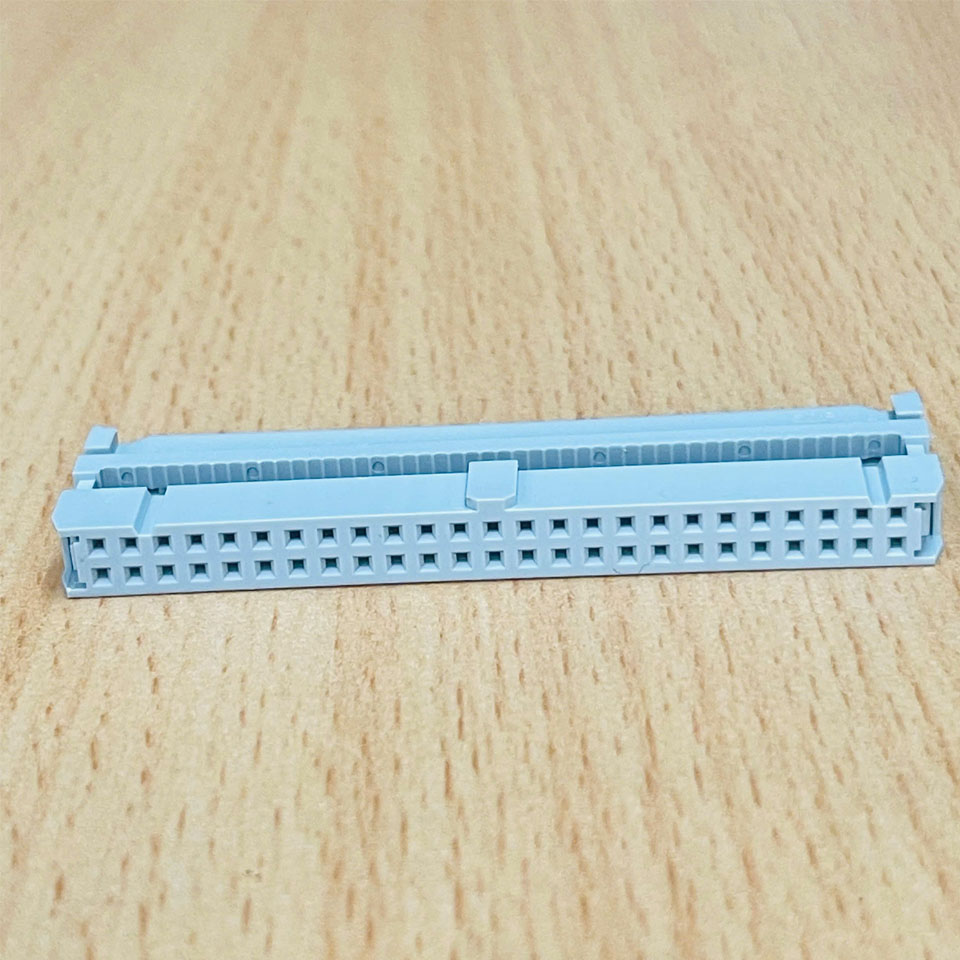 Đầu Bấm 50-Way IDC FC-50P Connector Socket 50 Pin IDC Female Pitch 2.54mm For Cable Flat Ribbon 50 Pin 63.5mm Width Mount 2-Row