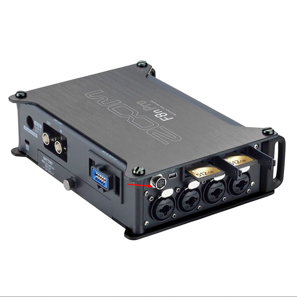 Cáp Hirose HR10A-7P-4P 4 Pin Male Locking to DC Cylinder Power Cable 5.5*2.5mm For Audio Devices 688 722 Zaxcom Zoom F8 Recorder Mixer Monitor Video Devices E5/7 Power Cord Sony/ARRI Length 3M