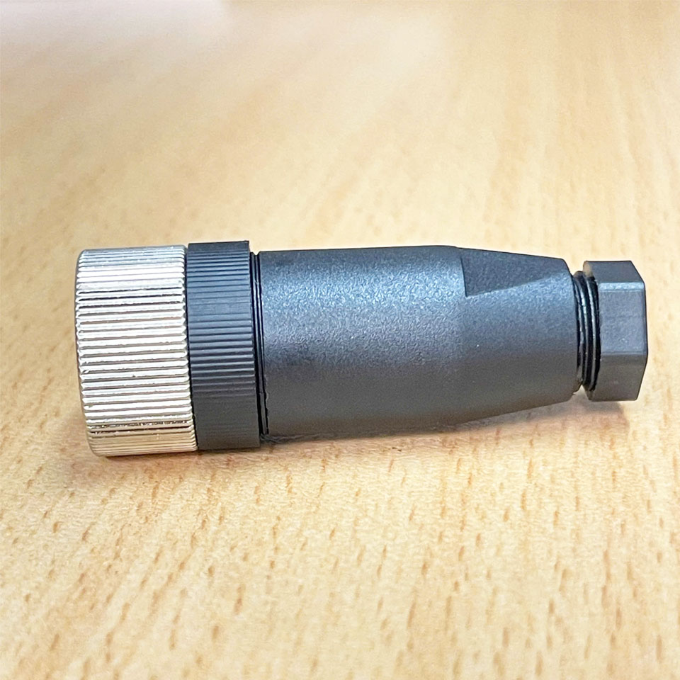 Đầu Nối M12 A-Code 8 Pin Female Field Termination Connector For Sensor Camera Industrial