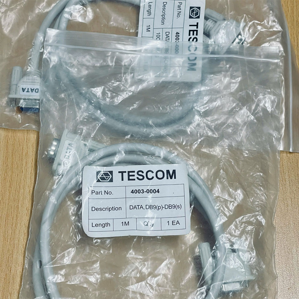 Cáp Truyền Dữ Liệu RS232 DB9 Male to Female TESCOM 4003-0004 Length 1M For Thiết Bị Kiểm Tra Tần Số Vô Tuyến TESCOM Chamber with Ethernet TC-5062C TC-5910C-A5910C-06
