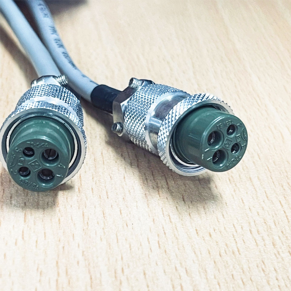 Cáp Centronics DDK 57-30240 24 Pin Male to 2 Port SANWA 41-6590 4 Pin Female Y-Splitter Cable Dài 2M