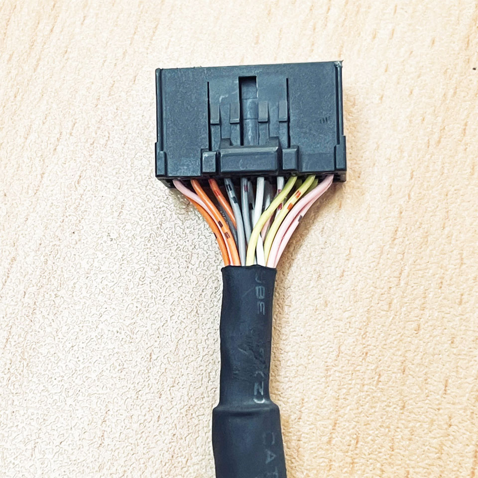 Cáp Hirose 20 Pin Male HRS HR22-12WTPA-20SC(73) to IDC Hirose 1-1827863-3 20 Pin Cable E176892 26AWG  TAIYO Flex Dài 2.5M For Denso Robotics And Servo Driver