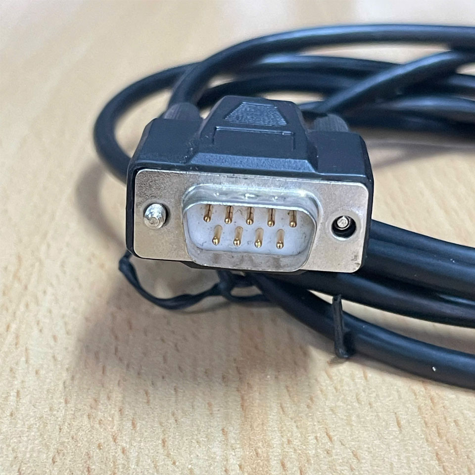 Cáp Lập Trình UC-MS020-06A (3m) Cable 8-Pin Male-Din to RS232 DB9 Male Delta DOP Touch screen to DVP series PLC Dài 3M