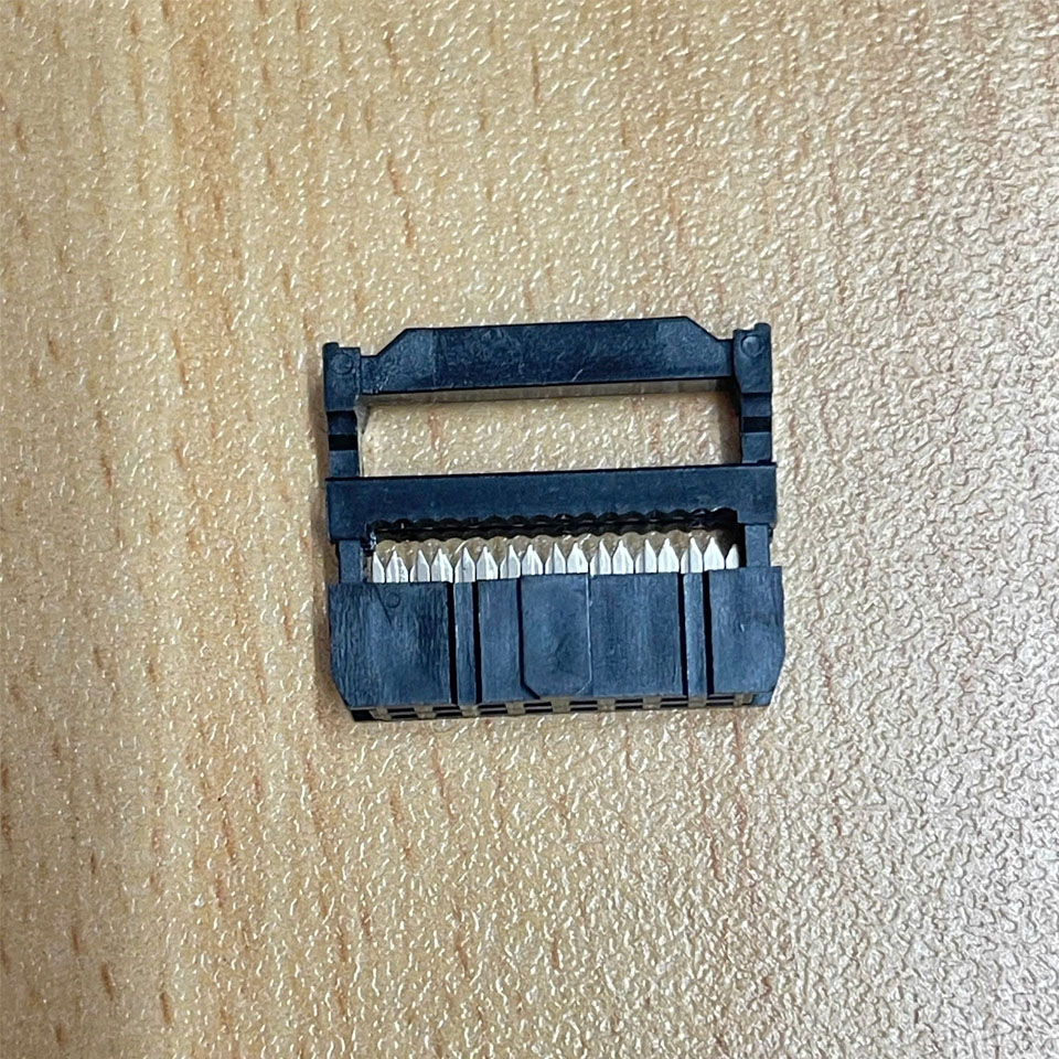 Đầu Nối Cáp IDC 16 Pin Female 2x8P 2Row Connector2.54mm Pitch with Strain Relief