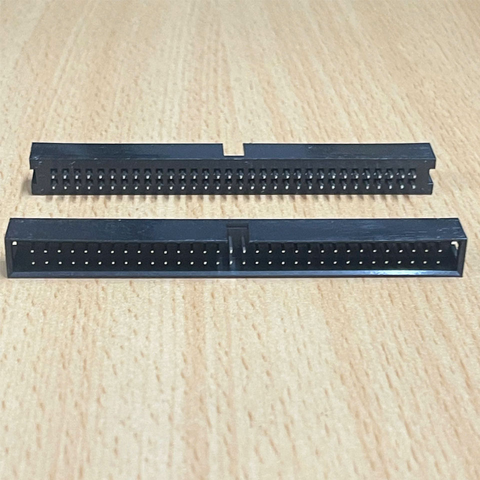 Rắc Hàn Bảng Mạch IDC 64 Pin Male Connector Socket IDC Male Header Socket Connector 2.54mm 2x32 For Ribbon Cable