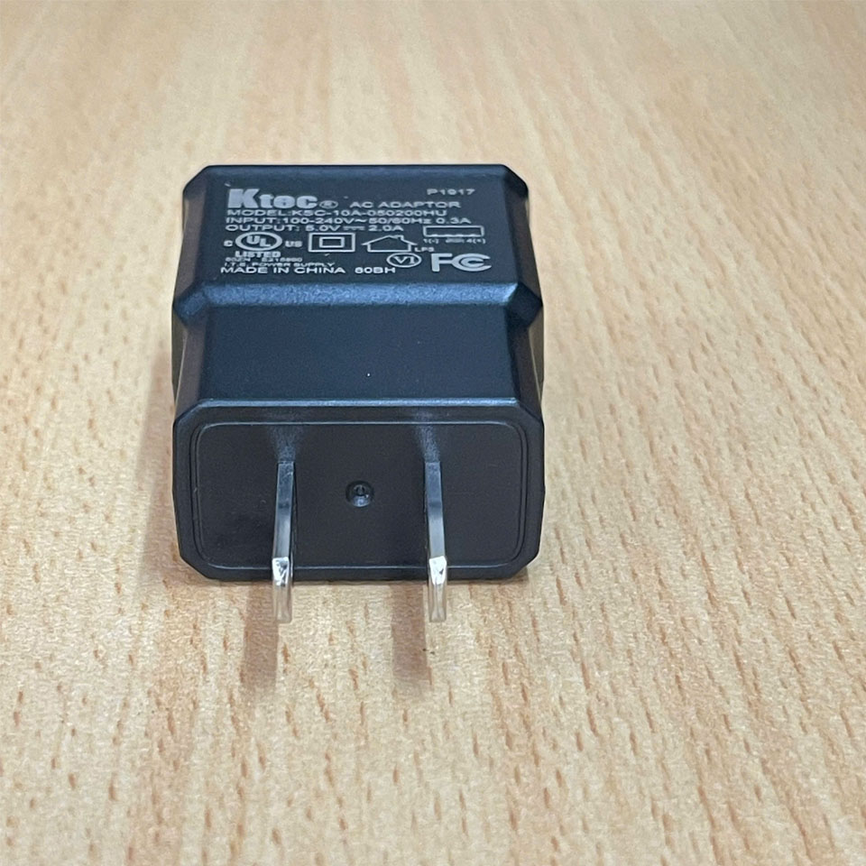 Bộ Đổi Nguồn Adapter 5V 2A 10W Ktec KSC-10-050200HU EU Plug Connector Size USB Port